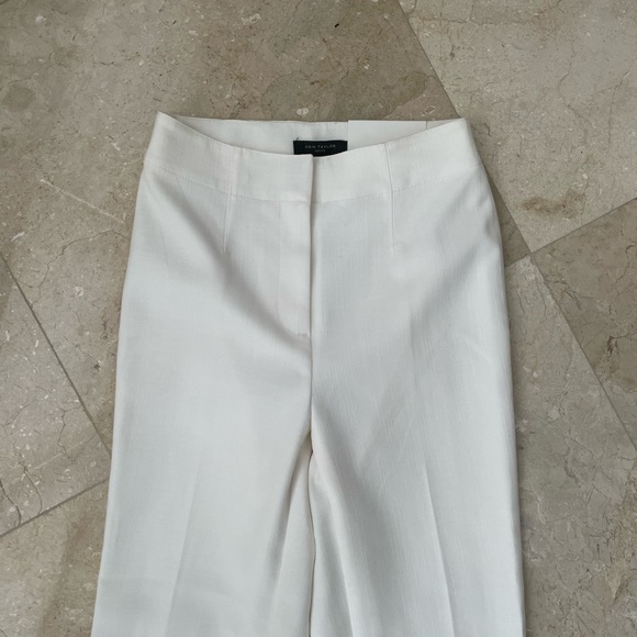 Ann Taylor Ankle High Rise Petite Pants in Cream - Picture 4 of 8